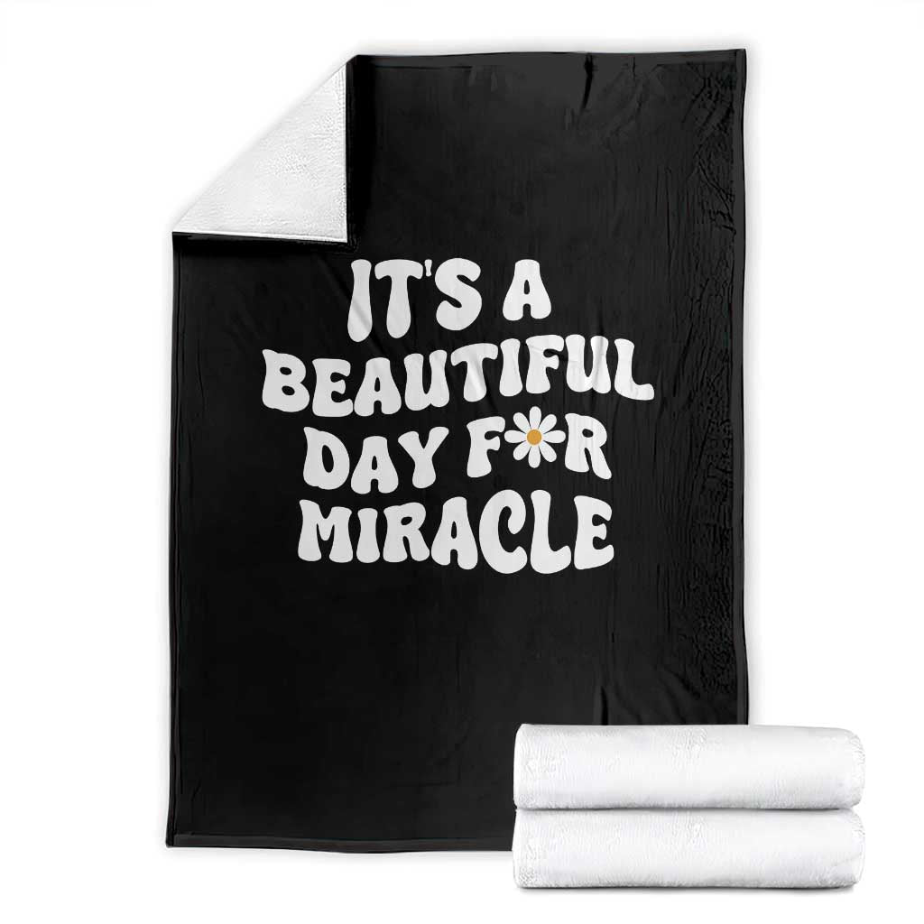 IVF Miracle Throw Blanket Transfer Day Infertility Support Gift - Wonder Print Shop