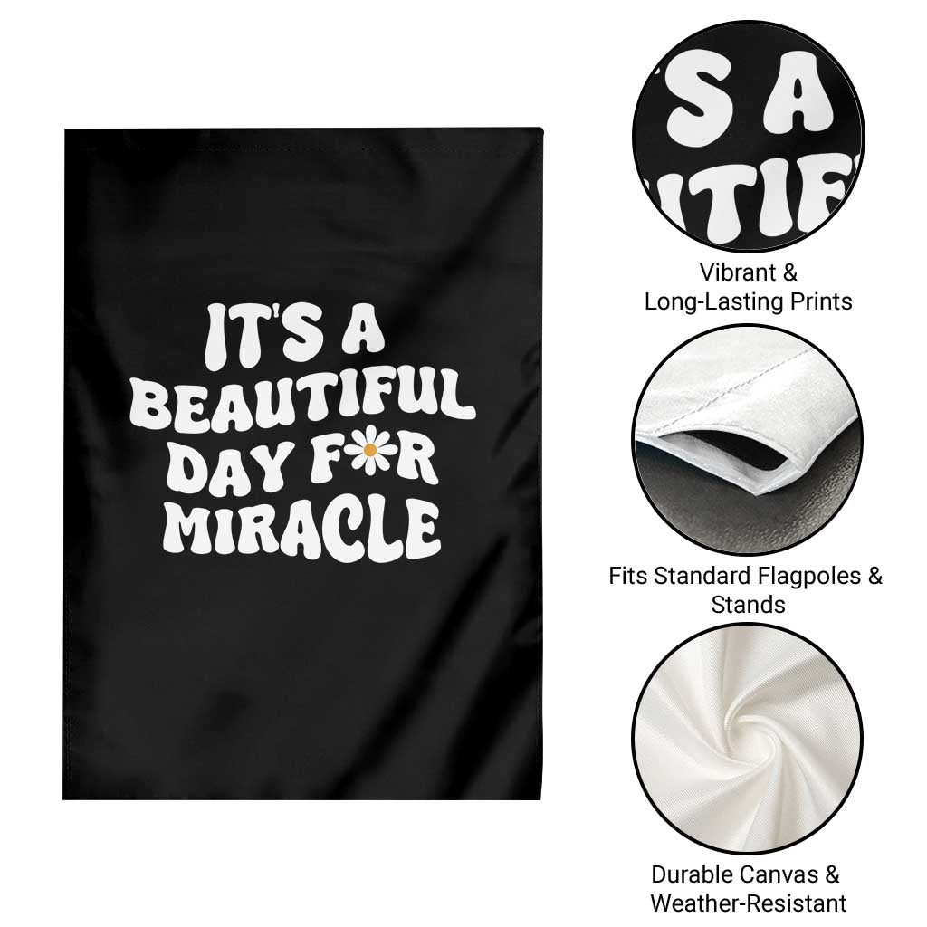 IVF Miracle Garden Flag Transfer Day Infertility Support Gift - Wonder Print Shop
