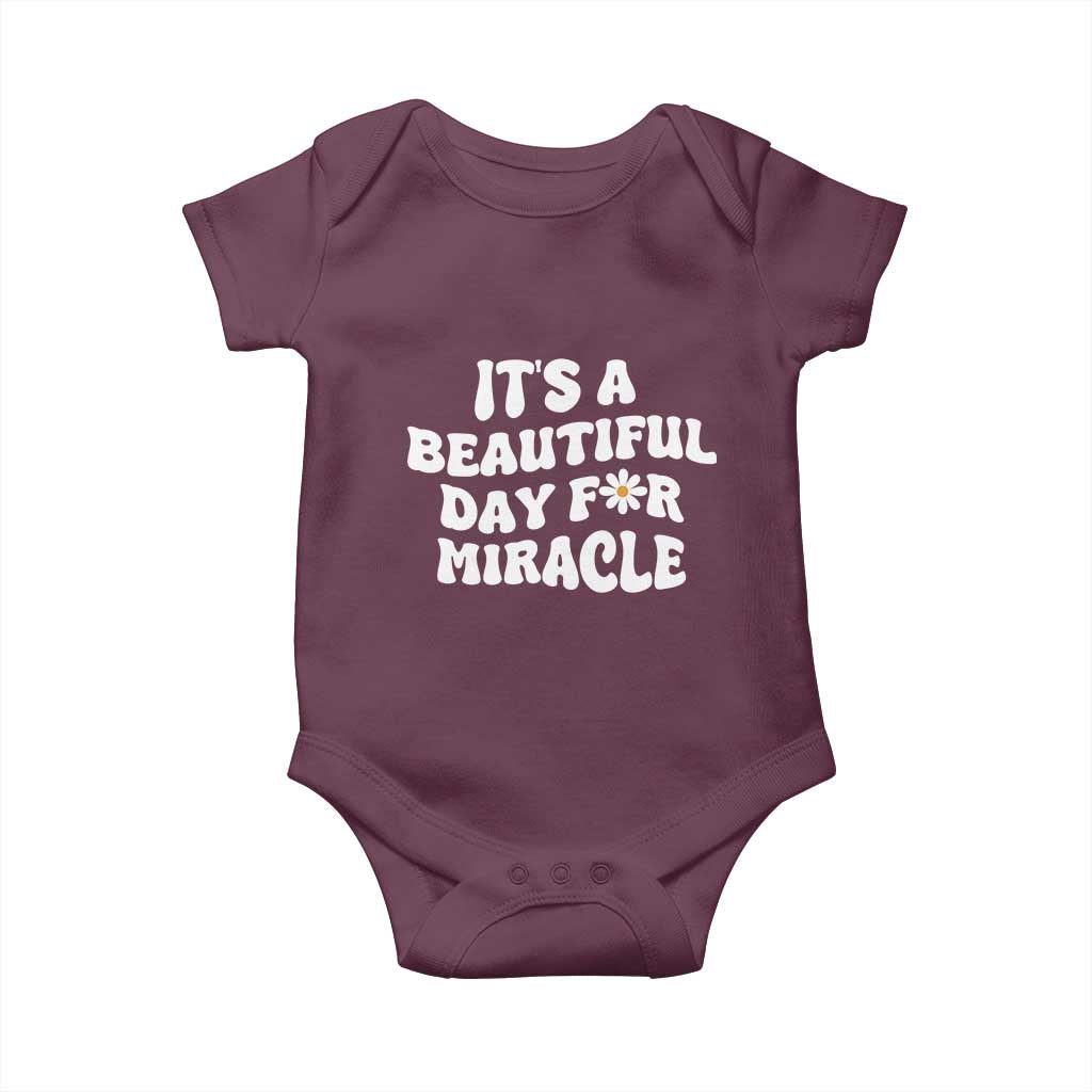 IVF Miracle Baby Onesie Transfer Day Infertility Support Gift - Wonder Print Shop