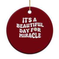 IVF Miracle Ceramic Ornament Transfer Day Infertility Support Gift - Wonder Print Shop