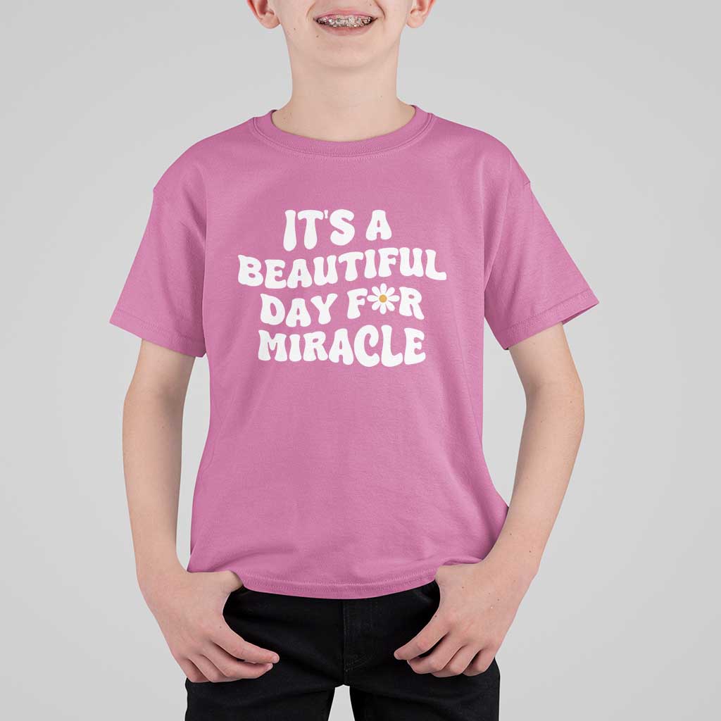IVF Miracle T Shirt For Kid Transfer Day Infertility Support Gift - Wonder Print Shop