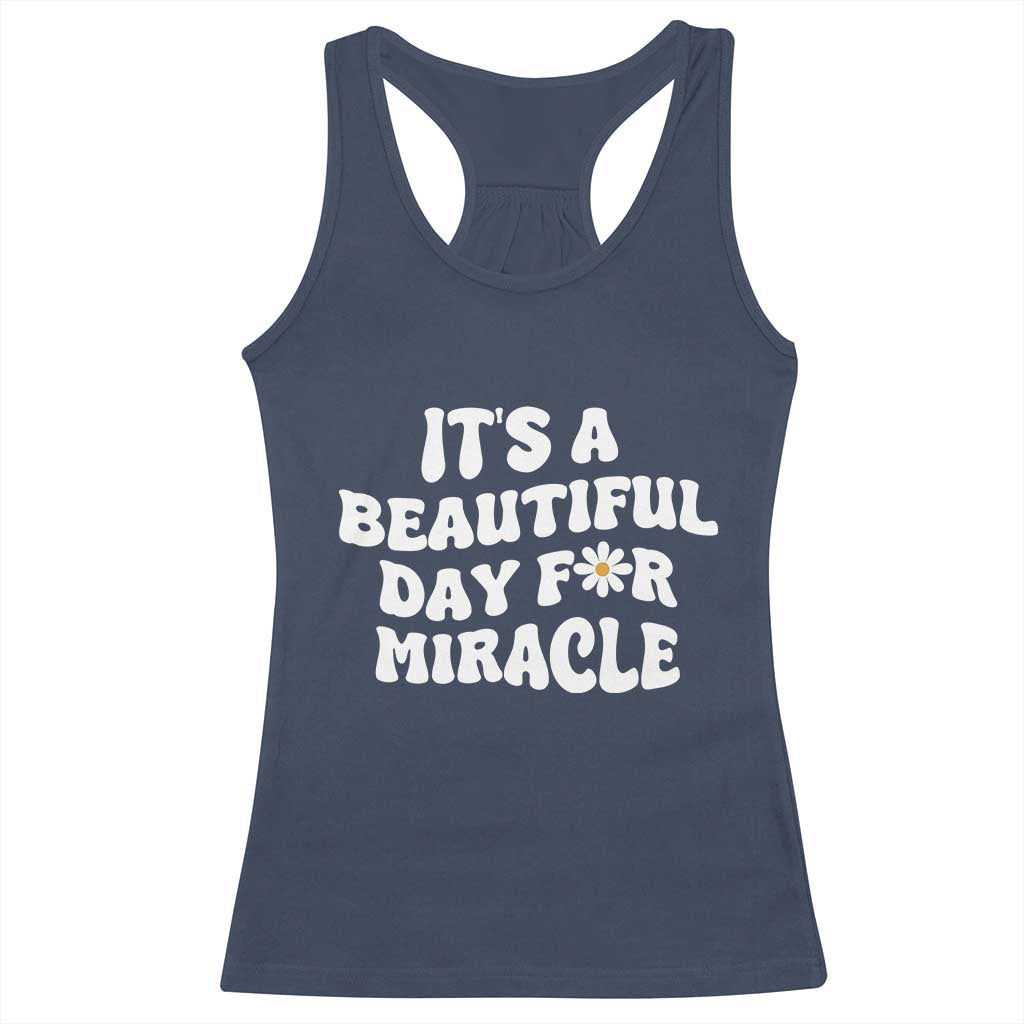 IVF Miracle Racerback Tank Top Transfer Day Infertility Support Gift - Wonder Print Shop