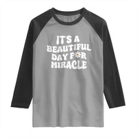IVF Miracle Raglan Shirt Transfer Day Infertility Support Gift - Wonder Print Shop