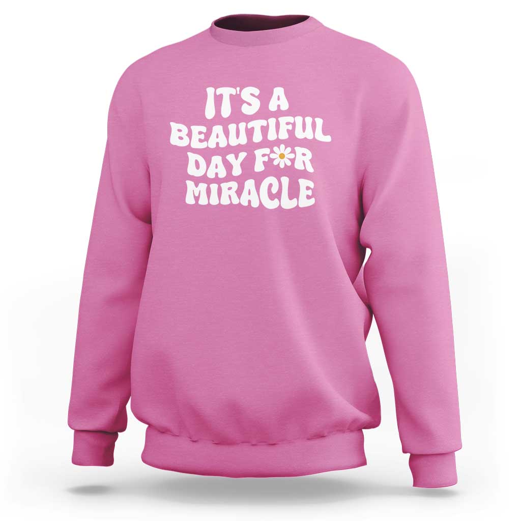 IVF Miracle Sweatshirt Transfer Day Infertility Support Gift - Wonder Print Shop