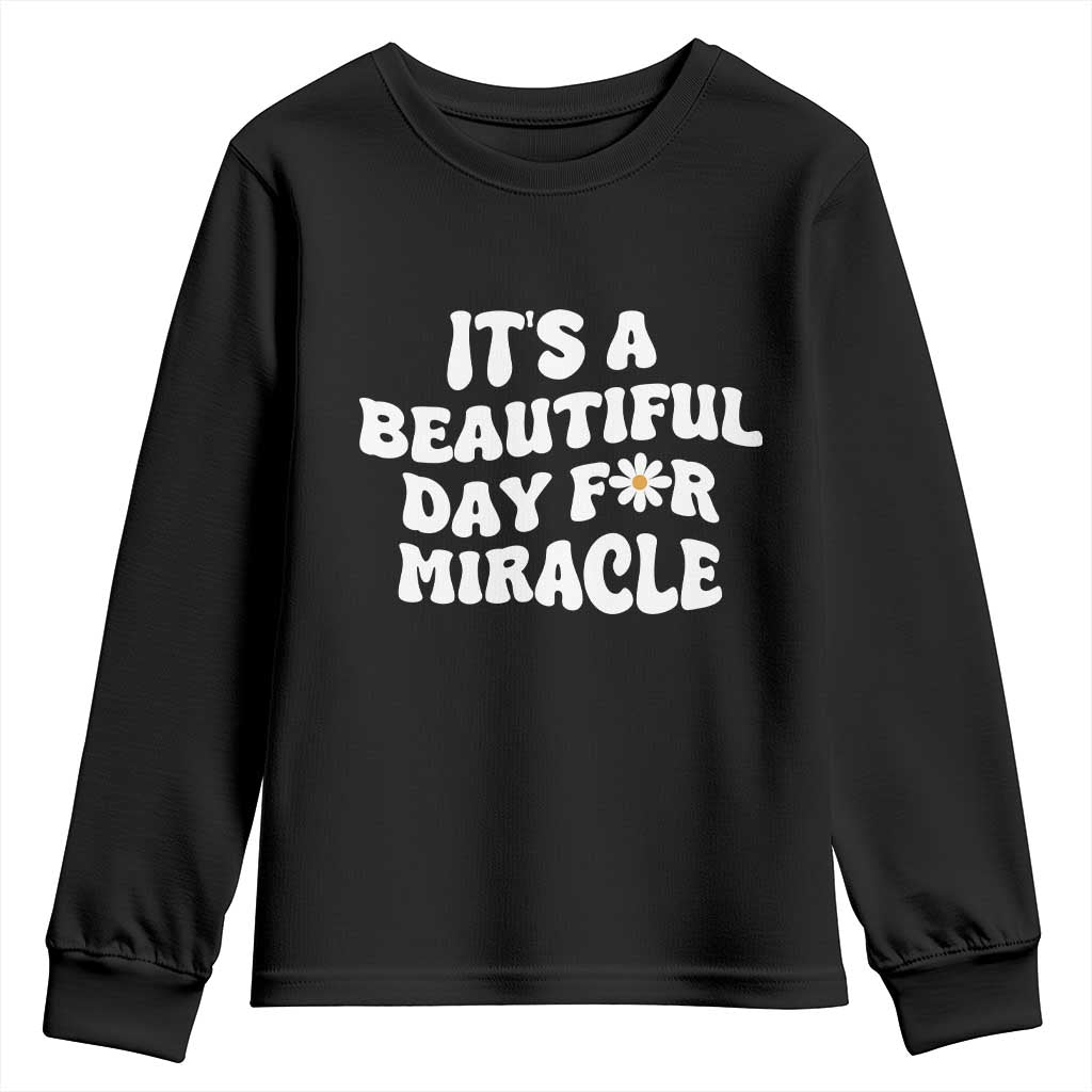IVF Miracle Youth Sweatshirt Transfer Day Infertility Support Gift - Wonder Print Shop