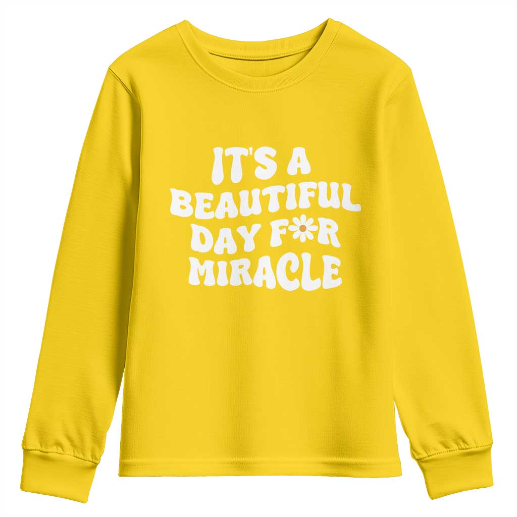 IVF Miracle Youth Sweatshirt Transfer Day Infertility Support Gift - Wonder Print Shop