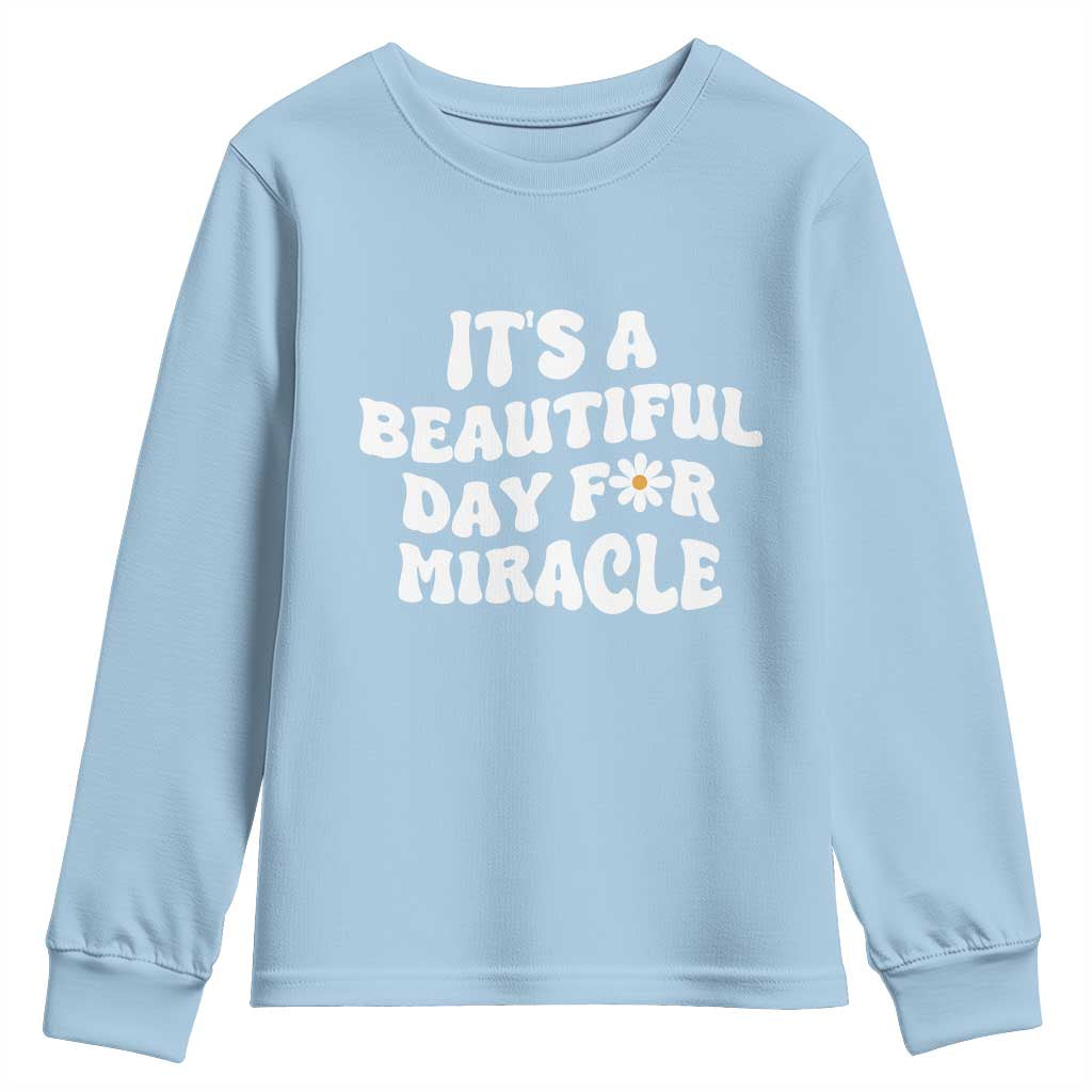 IVF Miracle Youth Sweatshirt Transfer Day Infertility Support Gift - Wonder Print Shop