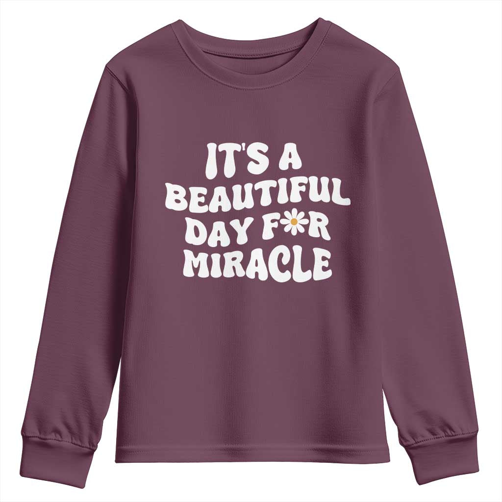 IVF Miracle Youth Sweatshirt Transfer Day Infertility Support Gift - Wonder Print Shop