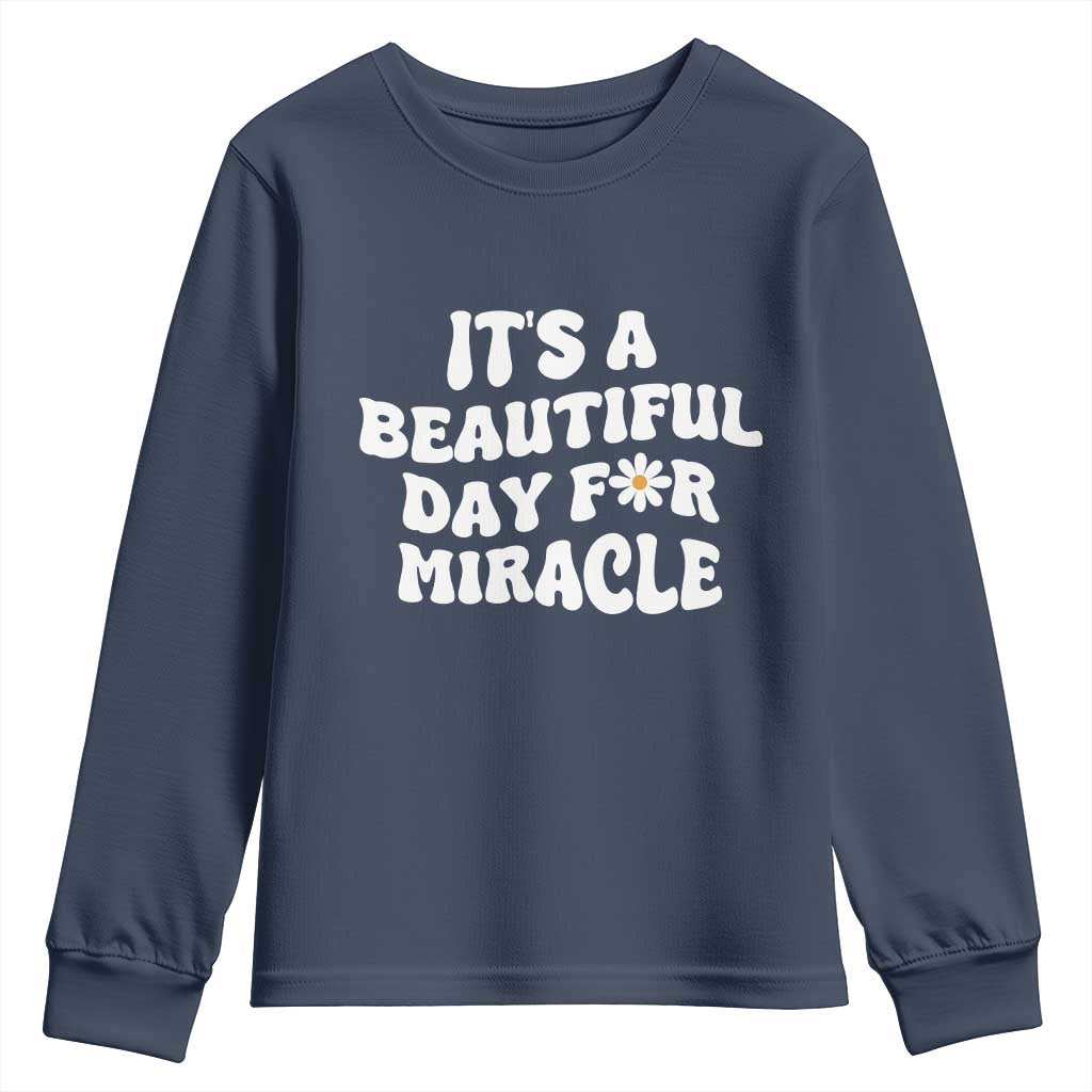 IVF Miracle Youth Sweatshirt Transfer Day Infertility Support Gift - Wonder Print Shop