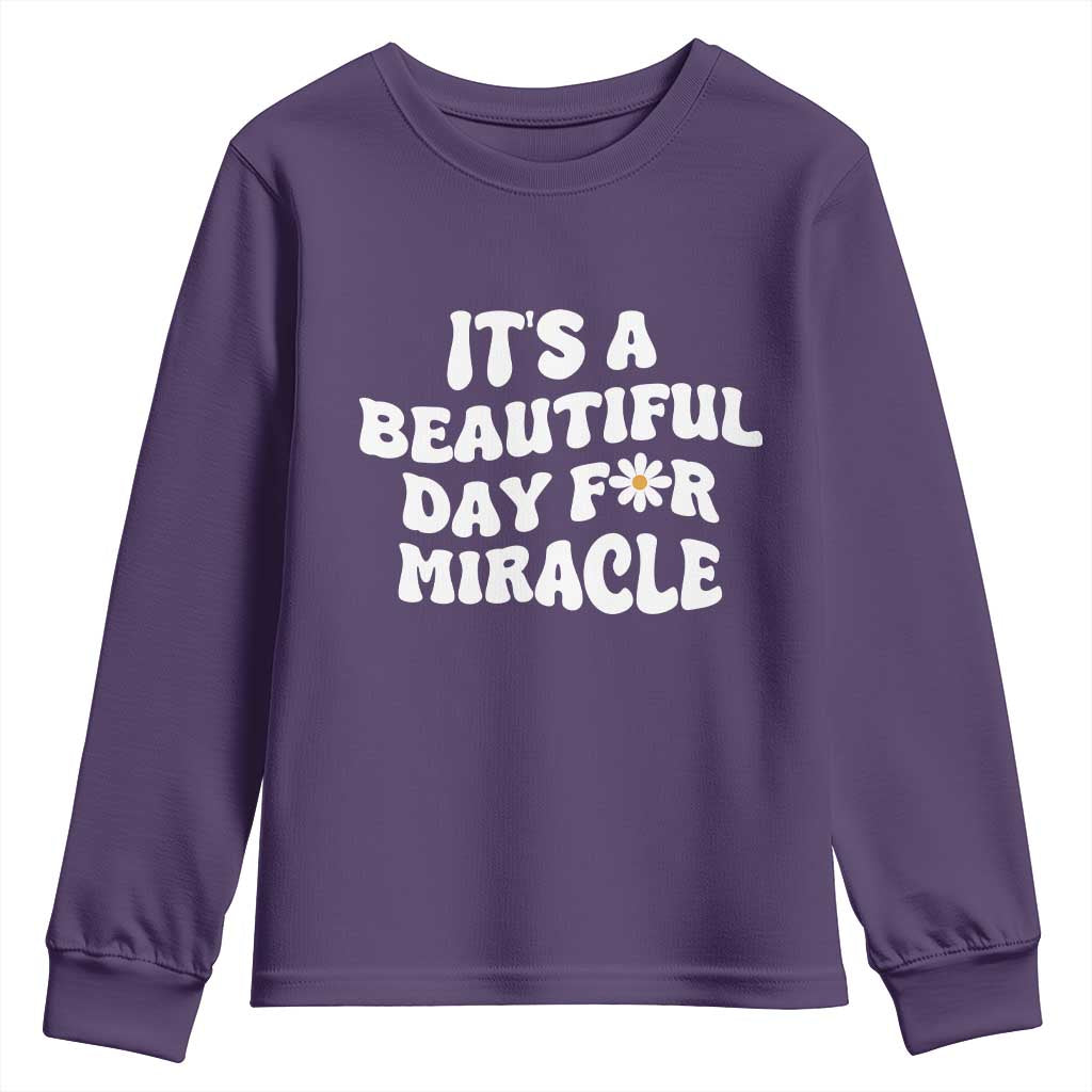 IVF Miracle Youth Sweatshirt Transfer Day Infertility Support Gift - Wonder Print Shop
