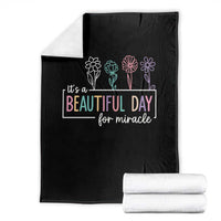 Its a Beautiful Day For IVF Miracle Throw Blanket Transfer Day Infertility Support Gift - Wonder Print Shop
