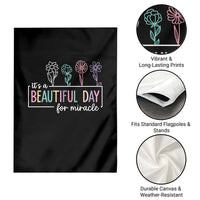 Its a Beautiful Day For IVF Miracle Garden Flag Transfer Day Infertility Support Gift - Wonder Print Shop