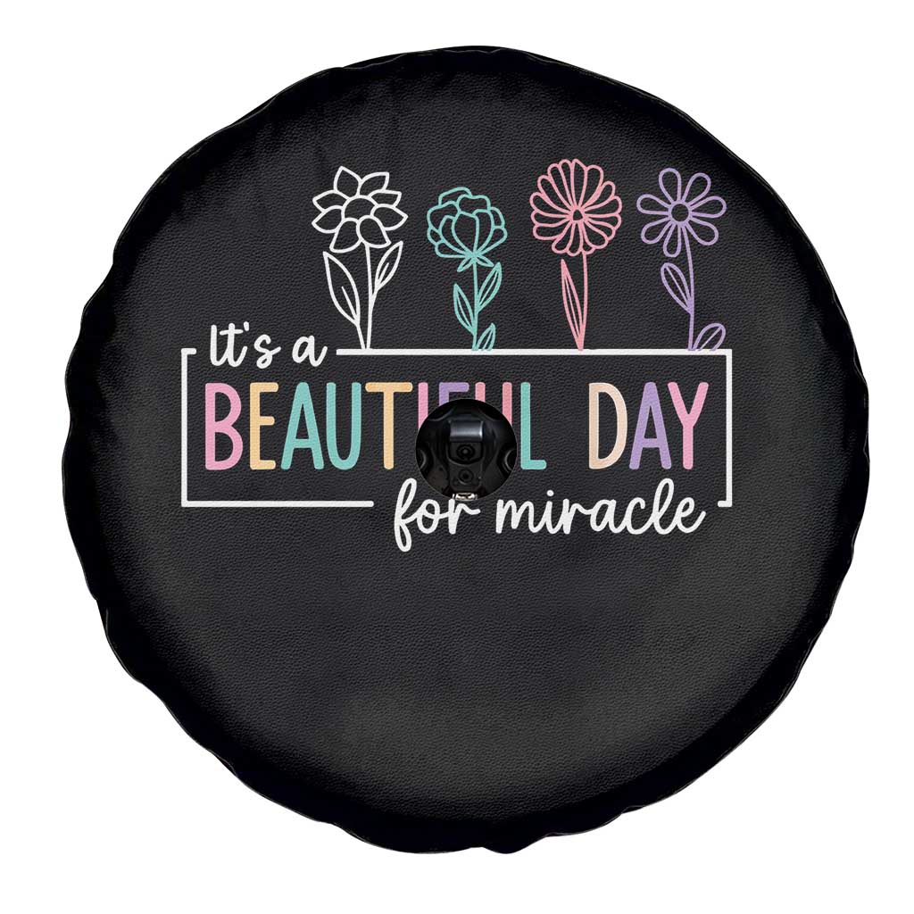 Its a Beautiful Day For IVF Miracle Spare Tire Cover Transfer Day Infertility Support Gift - Wonder Print Shop