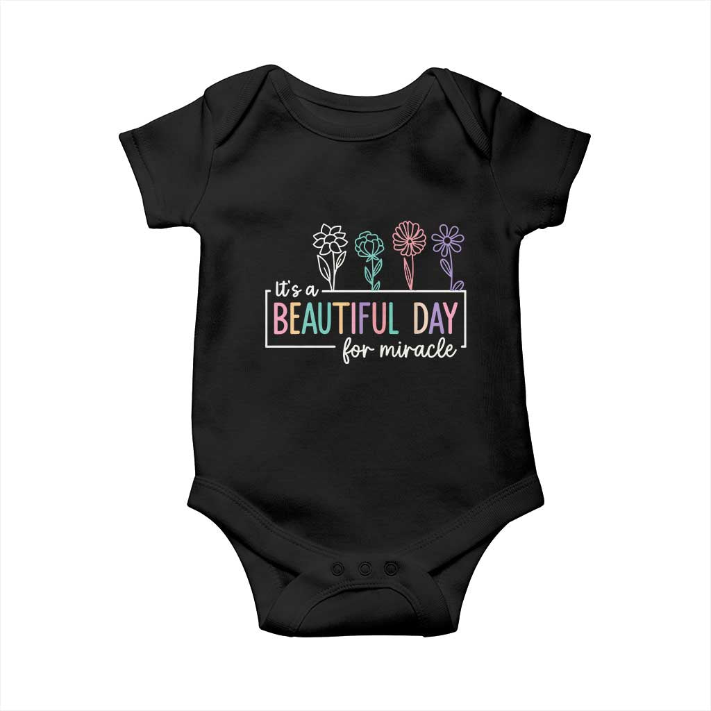 Its a Beautiful Day For IVF Miracle Baby Onesie Transfer Day Infertility Support Gift - Wonder Print Shop