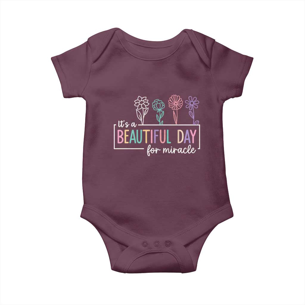 Its a Beautiful Day For IVF Miracle Baby Onesie Transfer Day Infertility Support Gift - Wonder Print Shop