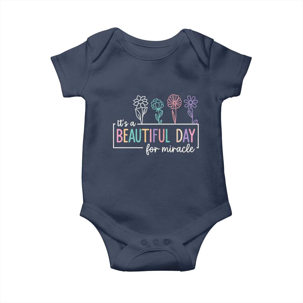 Its a Beautiful Day For IVF Miracle Baby Onesie Transfer Day Infertility Support Gift - Wonder Print Shop