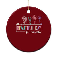 Its a Beautiful Day For IVF Miracle Ceramic Ornament Transfer Day Infertility Support Gift - Wonder Print Shop