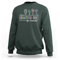 Its a Beautiful Day For IVF Miracle Sweatshirt Transfer Day Infertility Support Gift - Wonder Print Shop