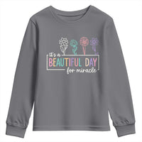Its a Beautiful Day For IVF Miracle Youth Sweatshirt Transfer Day Infertility Support Gift - Wonder Print Shop
