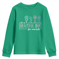 Its a Beautiful Day For IVF Miracle Youth Sweatshirt Transfer Day Infertility Support Gift - Wonder Print Shop