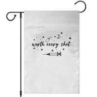 Worth Every Shot Garden Flag IVF Baby Pregnancy Announcement - Wonder Print Shop