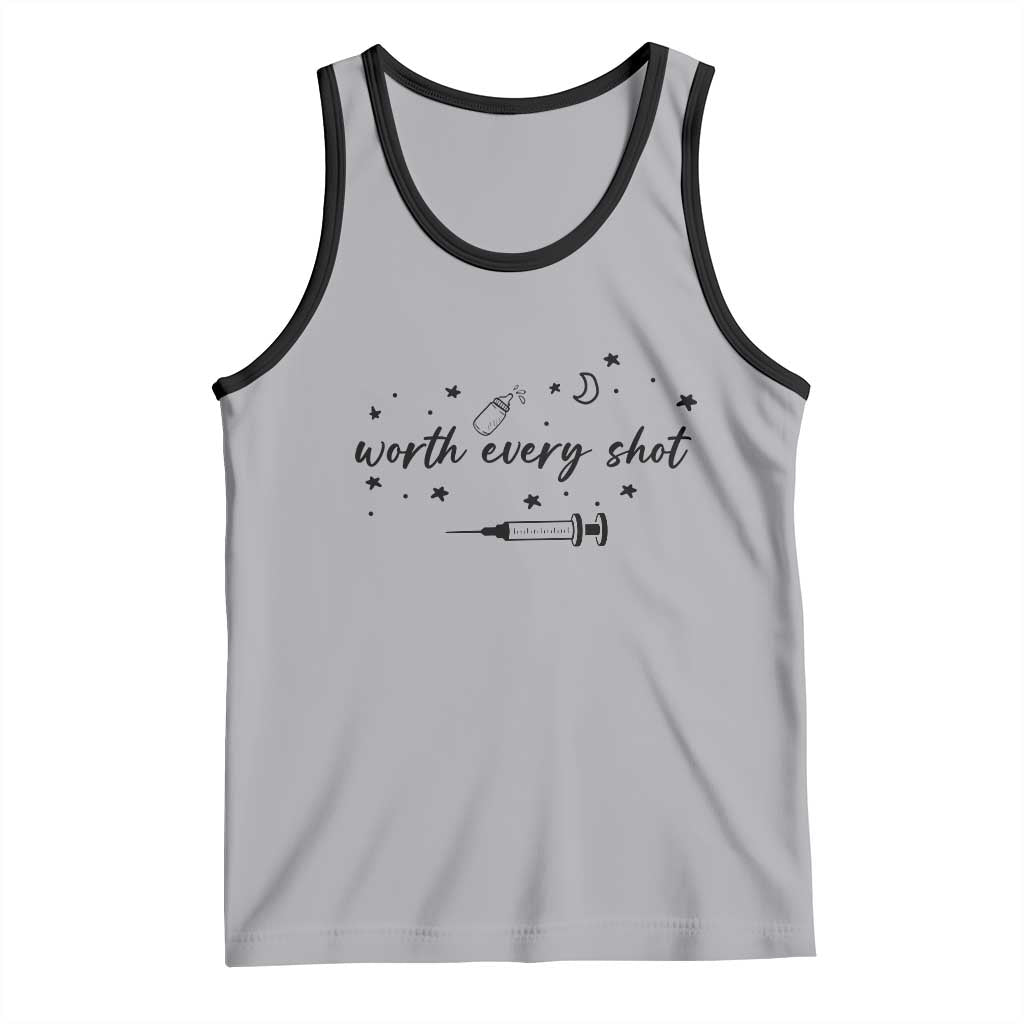 Worth Every Shot Tank Top IVF Baby Pregnancy Announcement - Wonder Print Shop