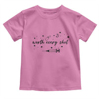 Worth Every Shot Toddler T Shirt IVF Baby Pregnancy Announcement - Wonder Print Shop