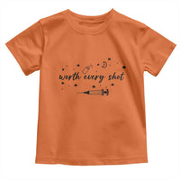 Worth Every Shot Toddler T Shirt IVF Baby Pregnancy Announcement - Wonder Print Shop