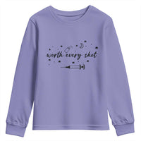 Worth Every Shot Youth Sweatshirt IVF Baby Pregnancy Announcement - Wonder Print Shop