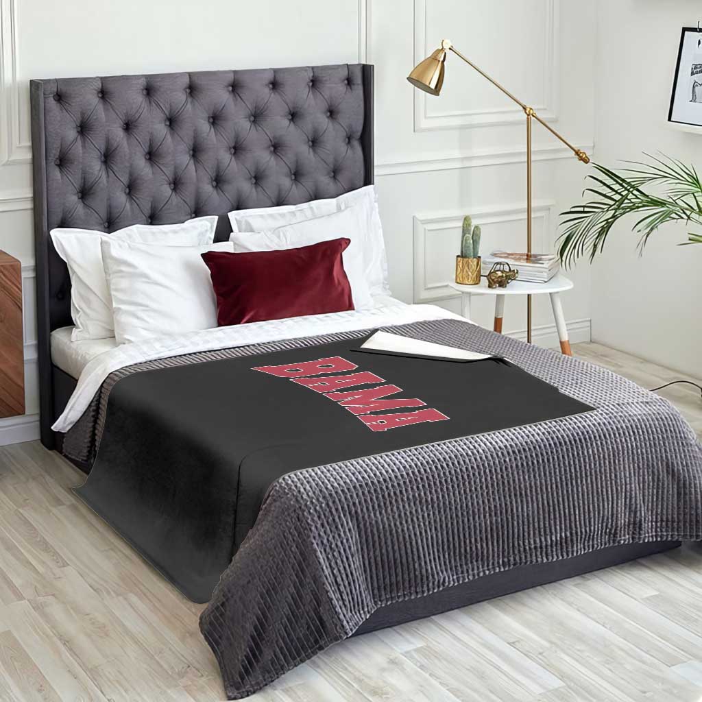 Vintage Bama Throw Blanket Retro Varsity Alabama Football Lover AL State - Wonder Print Shop