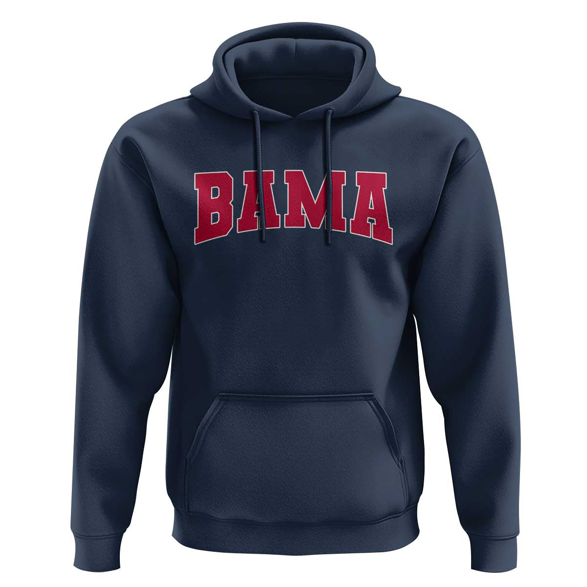 Vintage Bama Hoodie Retro Varsity Alabama Football Lover AL State - Wonder Print Shop