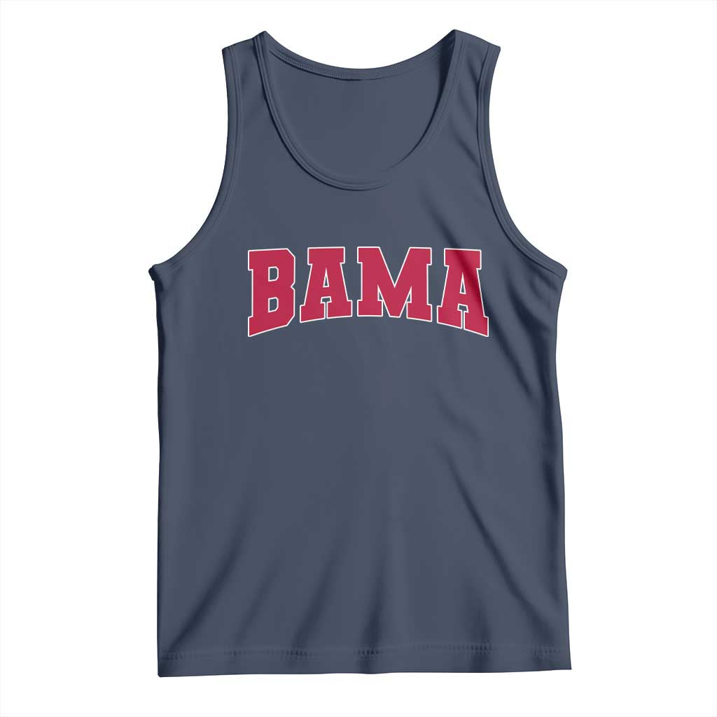 Vintage Bama Tank Top Retro Varsity Alabama Football Lover AL State - Wonder Print Shop