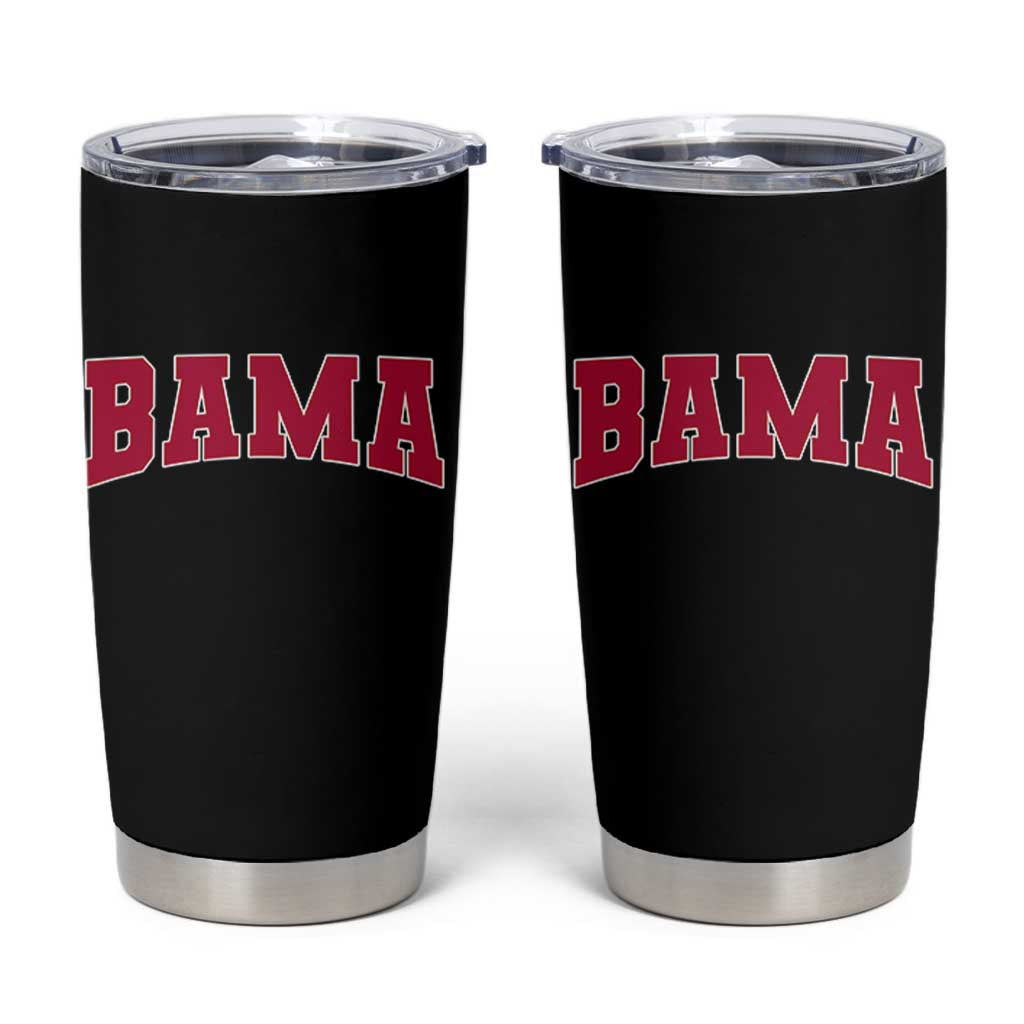 Vintage Bama Tumbler Cup Retro Varsity Alabama Football Lover AL State - Wonder Print Shop