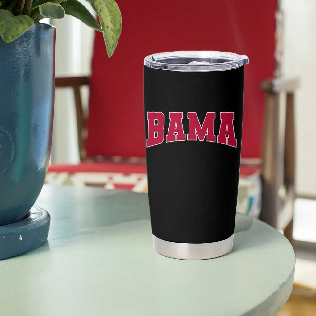 Vintage Bama Tumbler Cup Retro Varsity Alabama Football Lover AL State - Wonder Print Shop