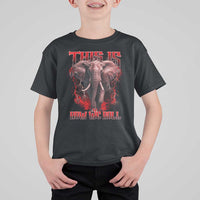 Alabama Fan T Shirt For Kid This Is How We Roll Bama Mascot Game Day - Wonder Print Shop