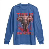 Alabama Fan Long Sleeve Shirt This Is How We Roll Bama Mascot Game Day - Wonder Print Shop