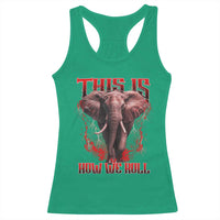 Alabama Fan Racerback Tank Top This Is How We Roll Bama Mascot Game Day - Wonder Print Shop