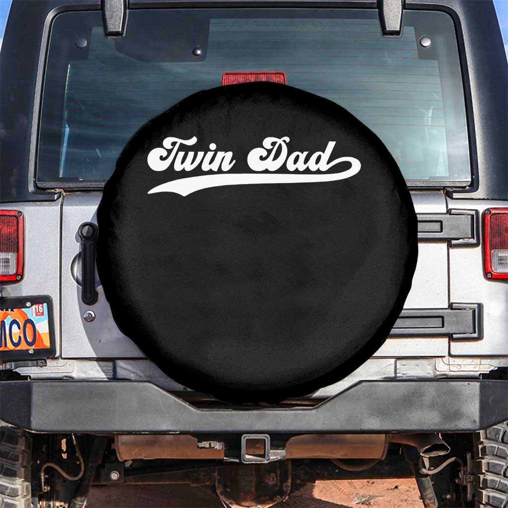 Twin Dad Spare Tire Cover Vintage Retro Style Fathers Day Presents - Wonder Print Shop