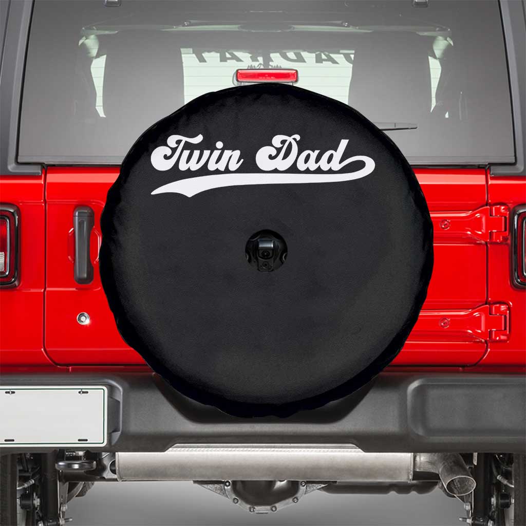 Twin Dad Spare Tire Cover Vintage Retro Style Fathers Day Presents - Wonder Print Shop