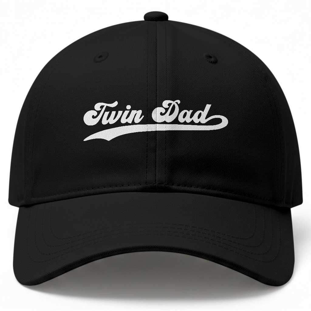 Twin Dad Baseball Cap Vintage Retro Style Fathers Day Presents