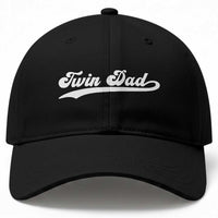 Twin Dad Baseball Cap Vintage Retro Style Fathers Day Presents
