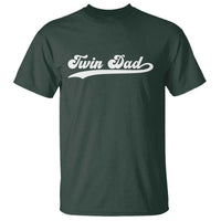 Twin Dad T Shirt Vintage Retro Style Fathers Day Presents - Wonder Print Shop