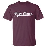 Twin Dad T Shirt Vintage Retro Style Fathers Day Presents - Wonder Print Shop