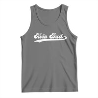 Twin Dad Tank Top Vintage Retro Style Fathers Day Presents - Wonder Print Shop