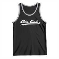 Twin Dad Tank Top Vintage Retro Style Fathers Day Presents - Wonder Print Shop