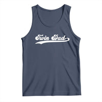 Twin Dad Tank Top Vintage Retro Style Fathers Day Presents - Wonder Print Shop