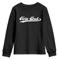 Twin Dad Youth Sweatshirt Vintage Retro Style Fathers Day Presents - Wonder Print Shop
