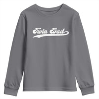 Twin Dad Youth Sweatshirt Vintage Retro Style Fathers Day Presents - Wonder Print Shop