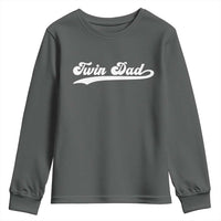 Twin Dad Youth Sweatshirt Vintage Retro Style Fathers Day Presents - Wonder Print Shop