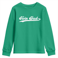 Twin Dad Youth Sweatshirt Vintage Retro Style Fathers Day Presents - Wonder Print Shop